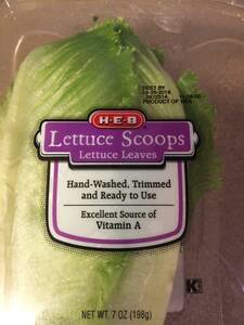 HEB Lettuce Scoops Lettuce Leaves
