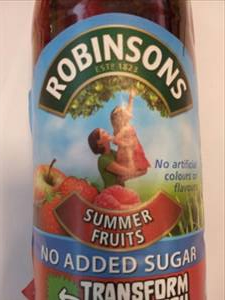 Robinsons No Added Sugar Summer Fruits Fruit & Barley