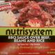 NutriSystem BBQ Sauce over Beef, Beans and Rice