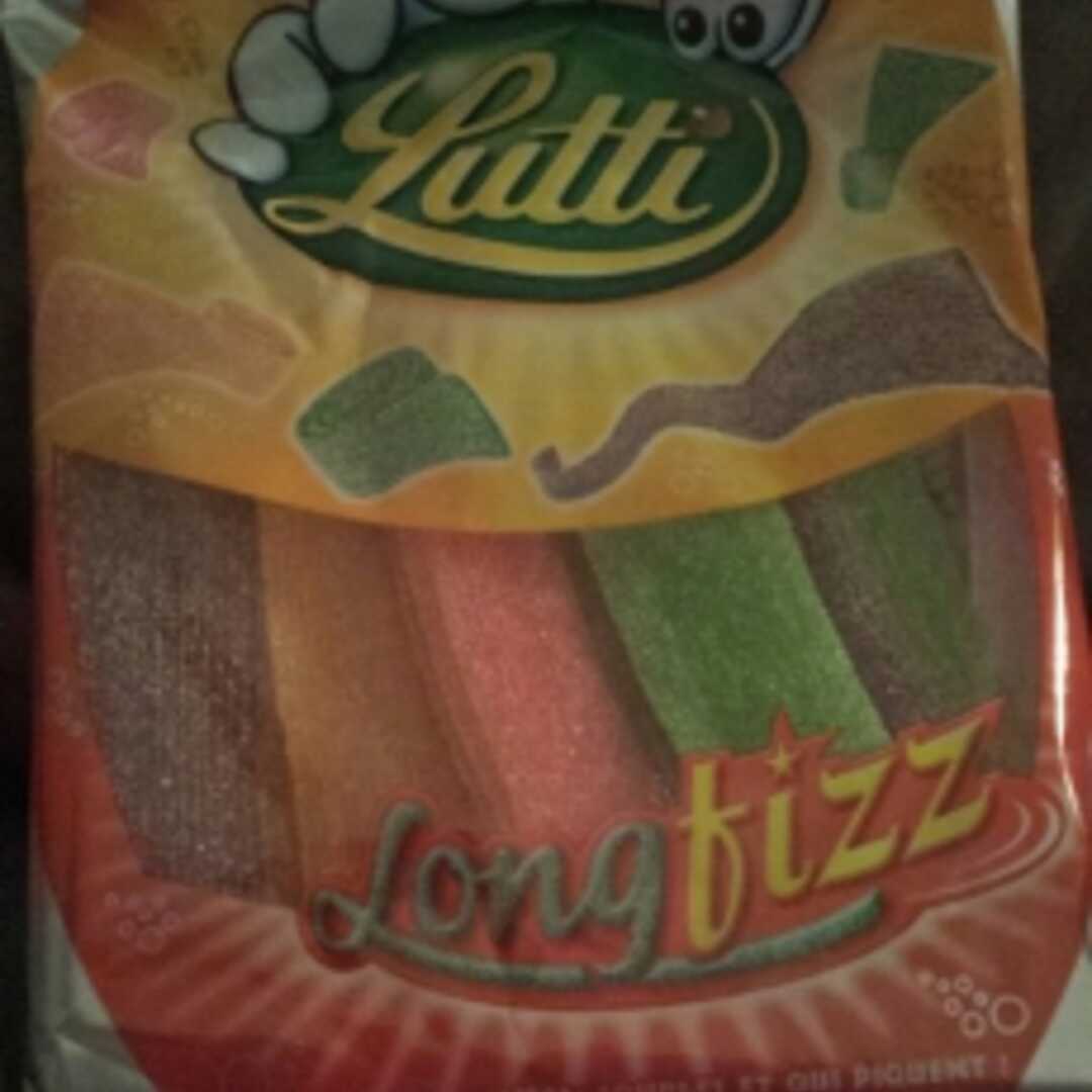 Longfizz Lutti, Bonbon bandeau, long fizz acidulé