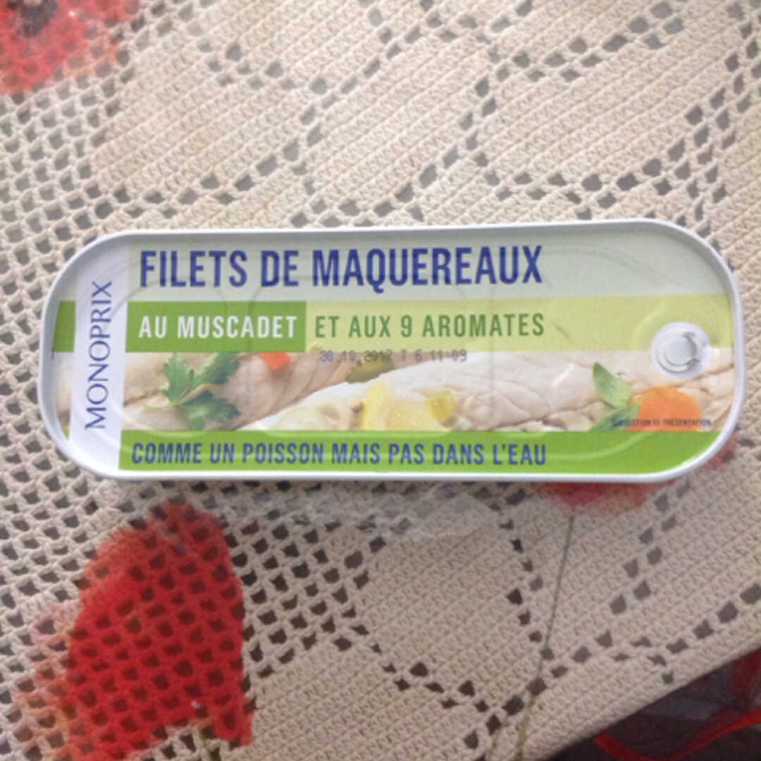 Monoprix Filets de Maquereaux au Muscadet