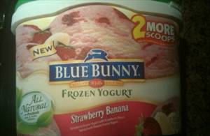 Blue Bunny Strawberry Banana Frozen Yogurt