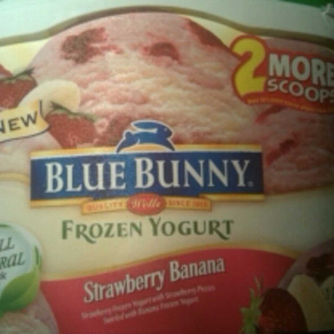 Blue Bunny Strawberry Banana Frozen Yogurt