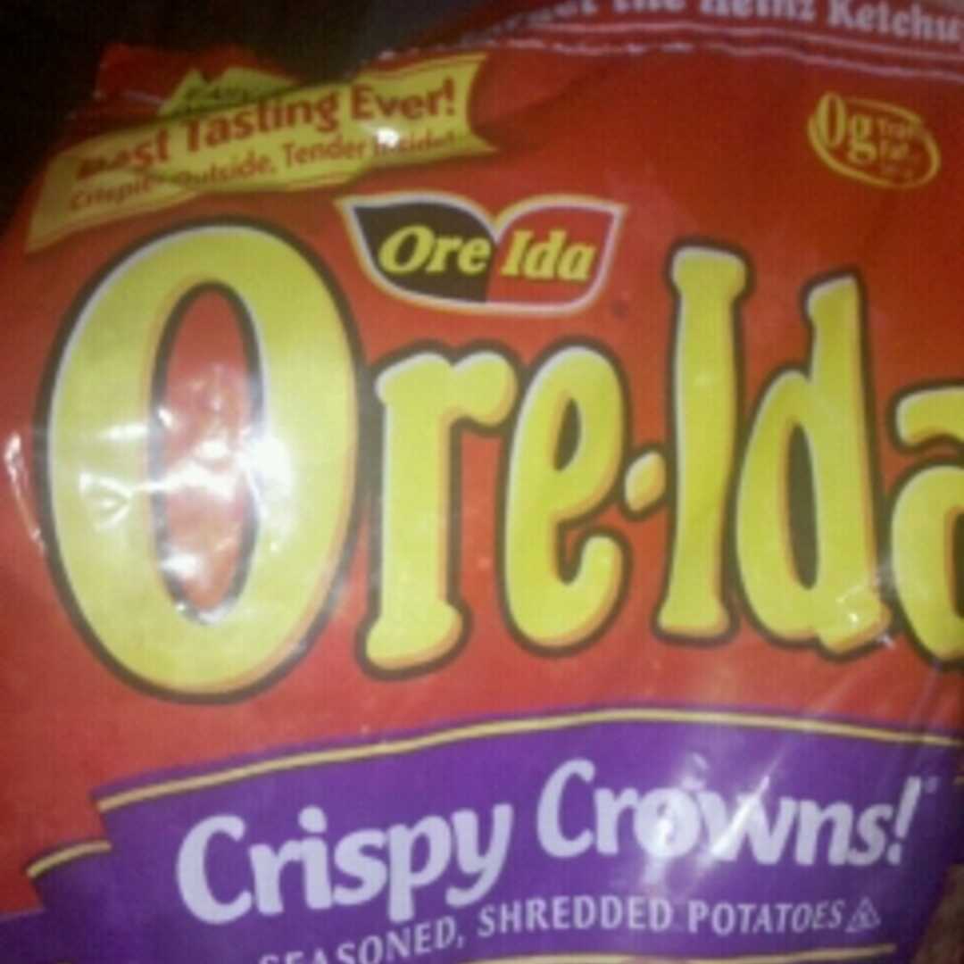 Ore-Ida Crispy Crowns Seasoned, Shredded Potatoes