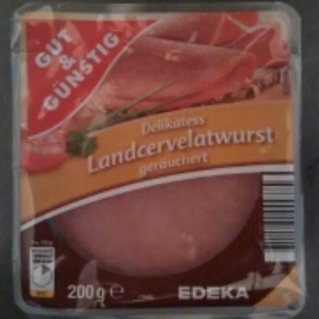 Gut & Günstig Landcervelatwurst