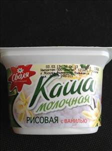 Каша рисовая с клубникой сваля