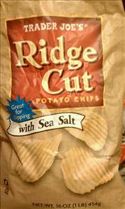 Trader Joe's Lightly Salted Ridge Cut Potato Chips