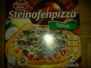 Mamma Pasta Steinofenpizza Spinat