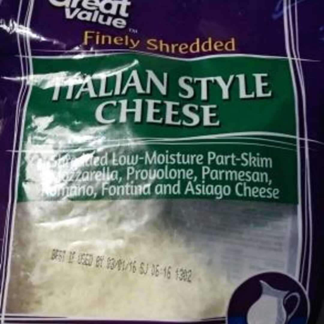 Great Value Finely Shredded Italian Style Cheese
