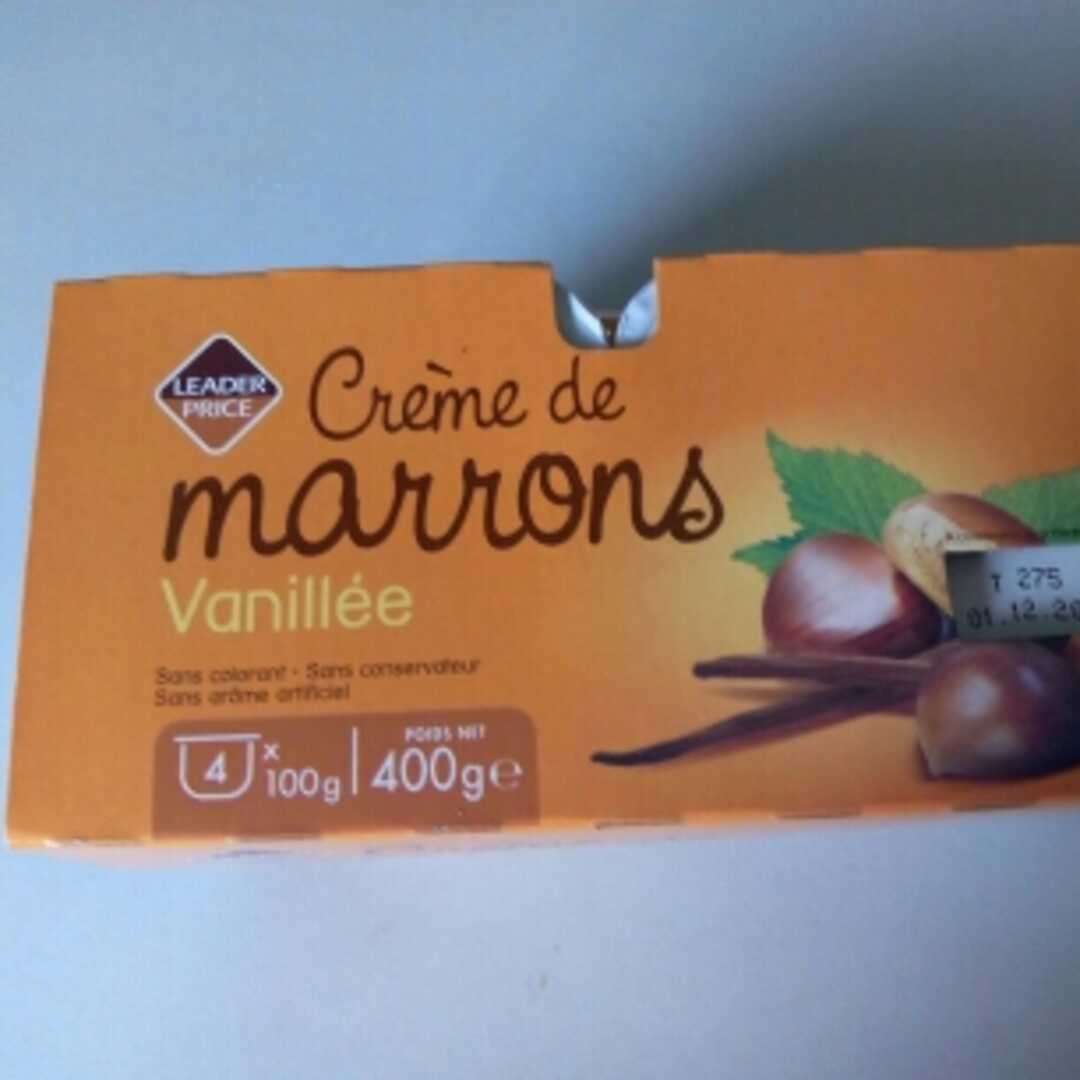 Leader Price Crème de Marrons Vanillée
