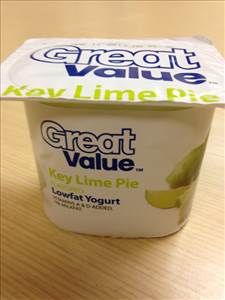 Great Value Lowfat Yogurt - Key Lime Pie