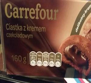 Carrefour Ciastka z Kremem Czekoladowym