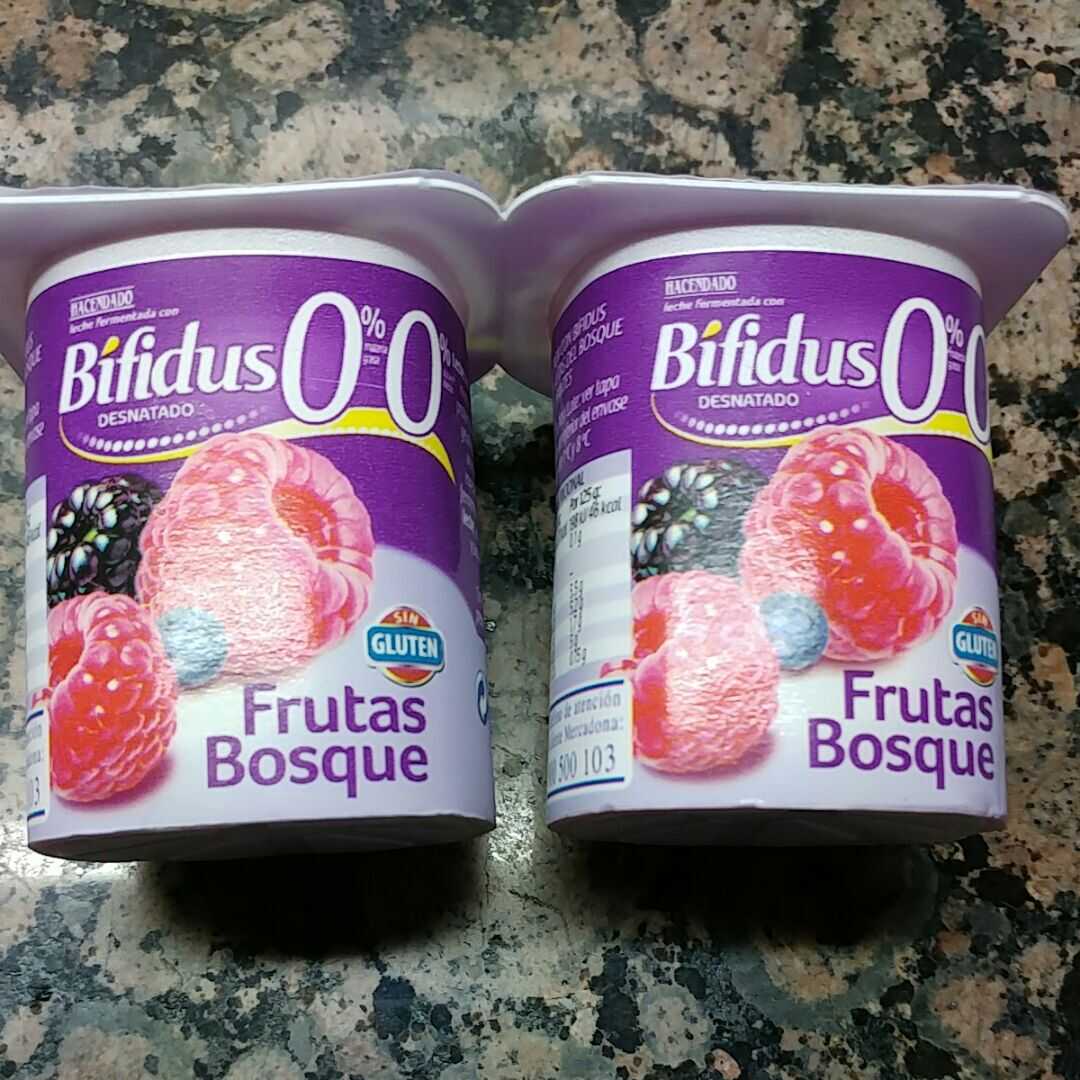Hacendado Yogur Bifidus Desnatado Frutas del Bosque