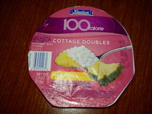 R.W. Knudsen Family Cottage Doubles Lowfat Cottage Cheese & Topping - Pineapple