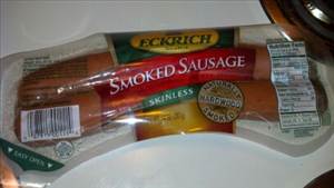 Eckrich Skinless Smoked Sausage made with Pork, Turkey, Beef