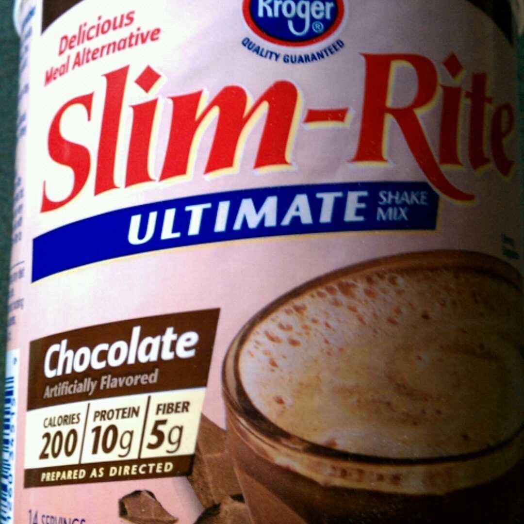 Kroger Slim-Rite Ultimate Shake Mix - Chocolate