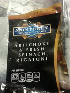 Monterey Gourmet Foods Artichoke & Fresh Spinach Rigatoni