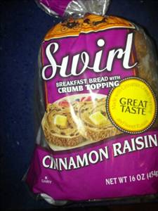 Thomas' Cinnamon Raisin Swirl Breakfast Bread with Crumb Topping