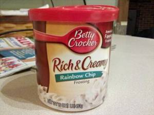 Betty Crocker Rich & Creamy Frosting - Rainbow Chip