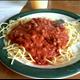 Spaghetti with Tomato Sauce and Meatballs