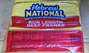 Hebrew National Bun Length Beef Franks