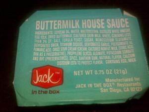 Jack in the Box Buttermilk House Dipping Sauce