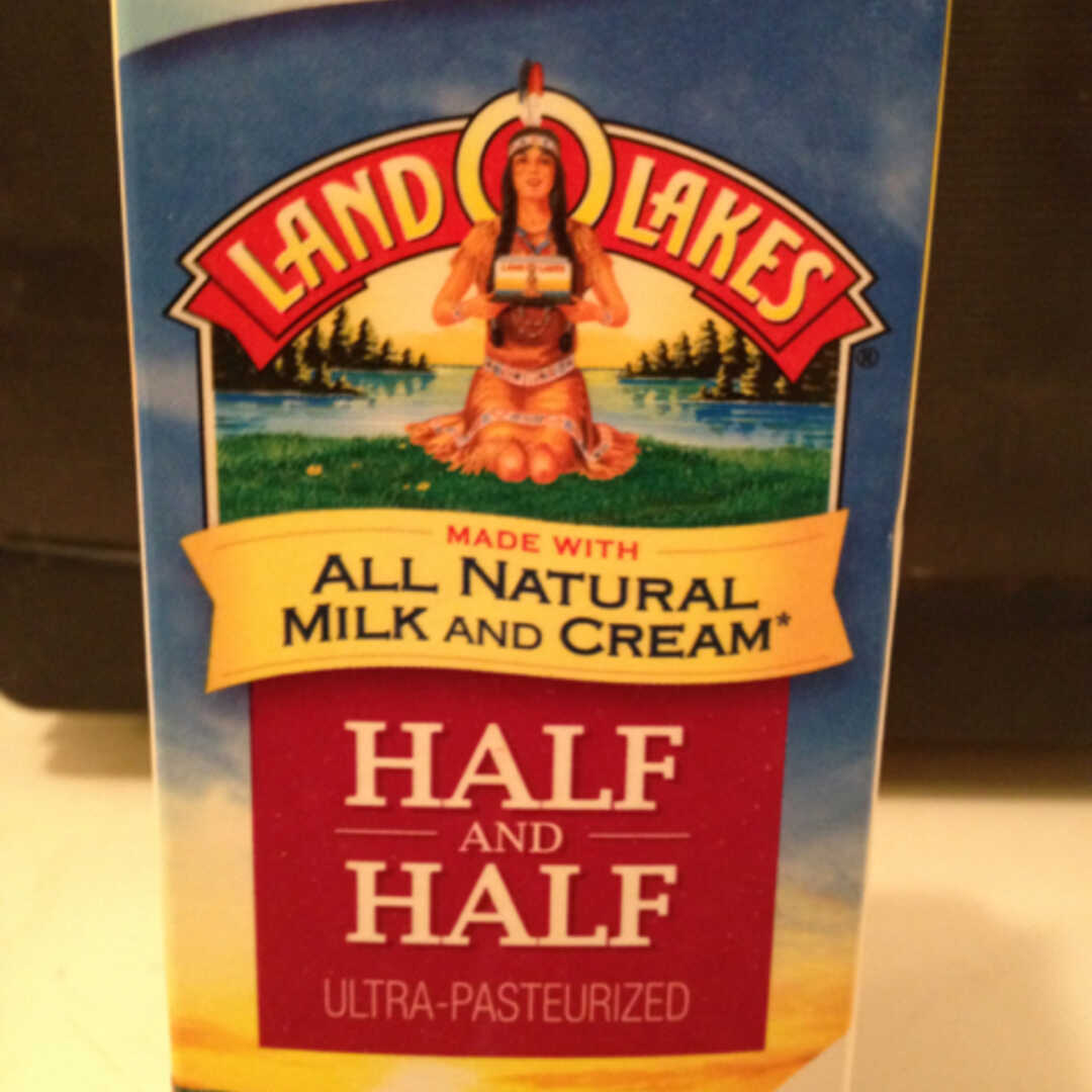 Calories in Land O'Lakes Traditional Half & Half and Nutrition Facts