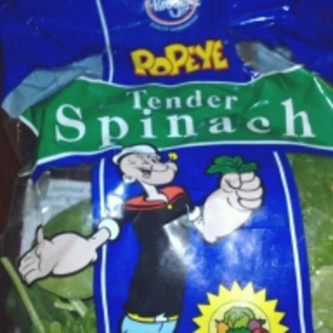 Kroger Popeye Tender Spinach