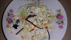 Cabbage Salad or Coleslaw with Dressing