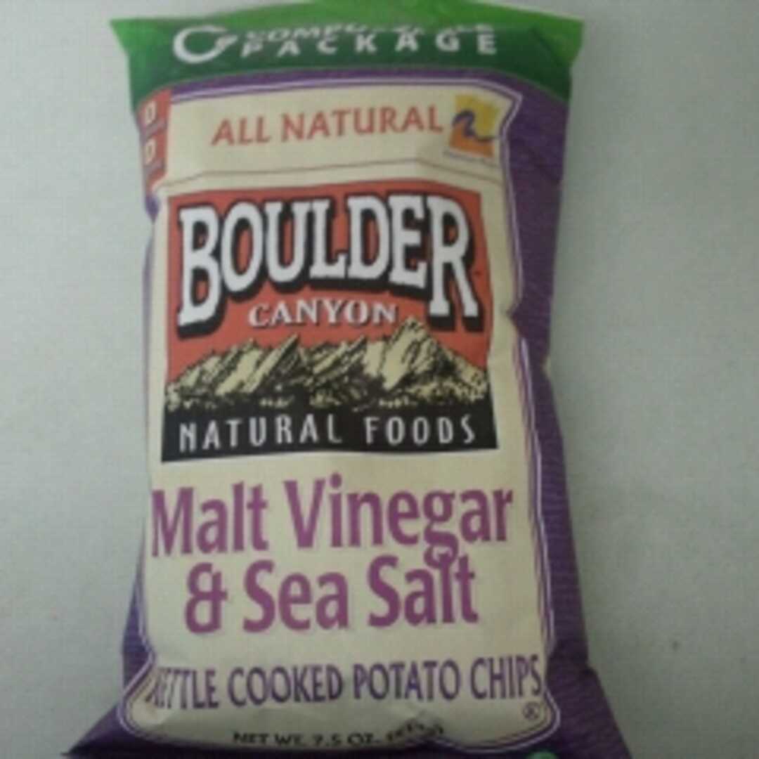 Boulder Canyon Malt Vinegar & Sea Salt Kettle Cooked Potato Chips