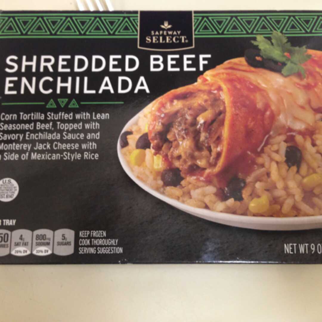 Safeway Select Shredded Beef Enchilada