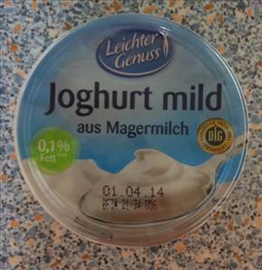 Leichter Genuss Joghurt - Mild aus Magermilch 0,1% Fett