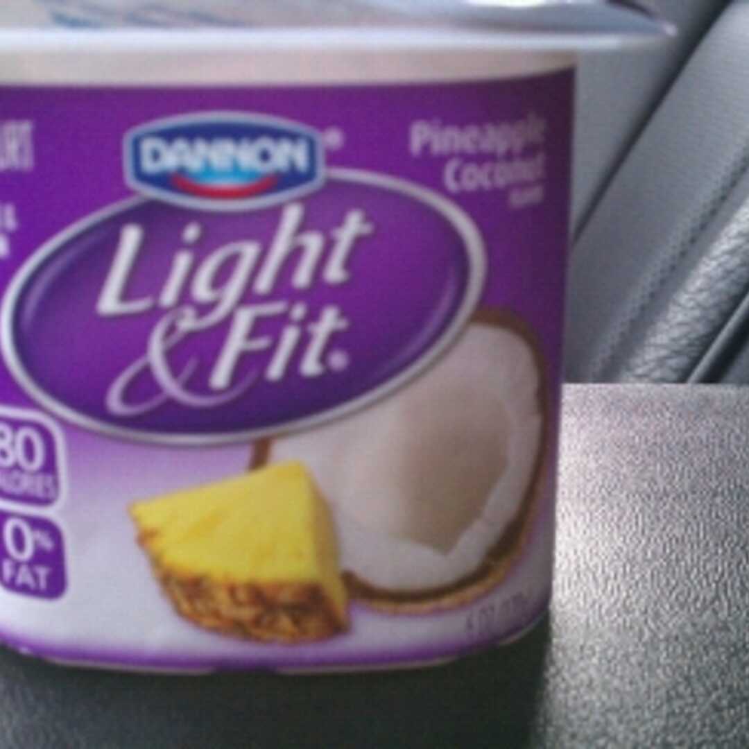 Dannon Light & Fit Yogurt - Pineapple Coconut