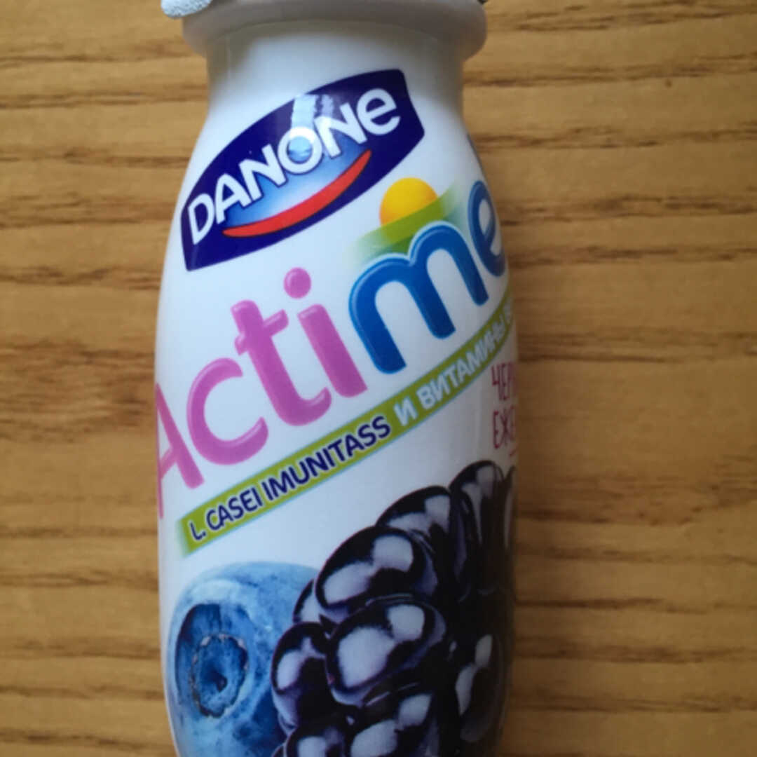 Danone Actimel Черника-Ежевика