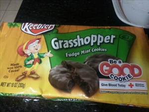 Keebler Fudge Shoppe Grasshopper Fudge Mint Cookies