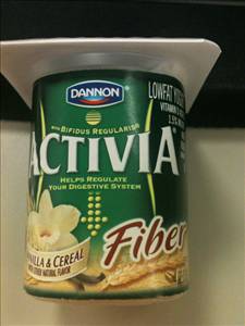 Dannon Activia Fiber Yogurt - Vanilla & Cereal