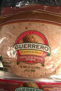 Guerrero Whole Wheat Flour de Harina Triguenas Tortillas
