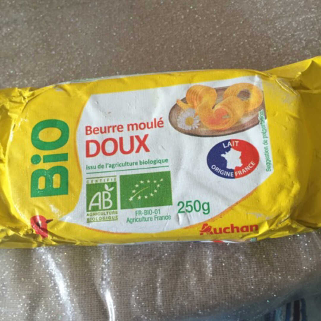 Auchan Bio Beurre Moulé Doux