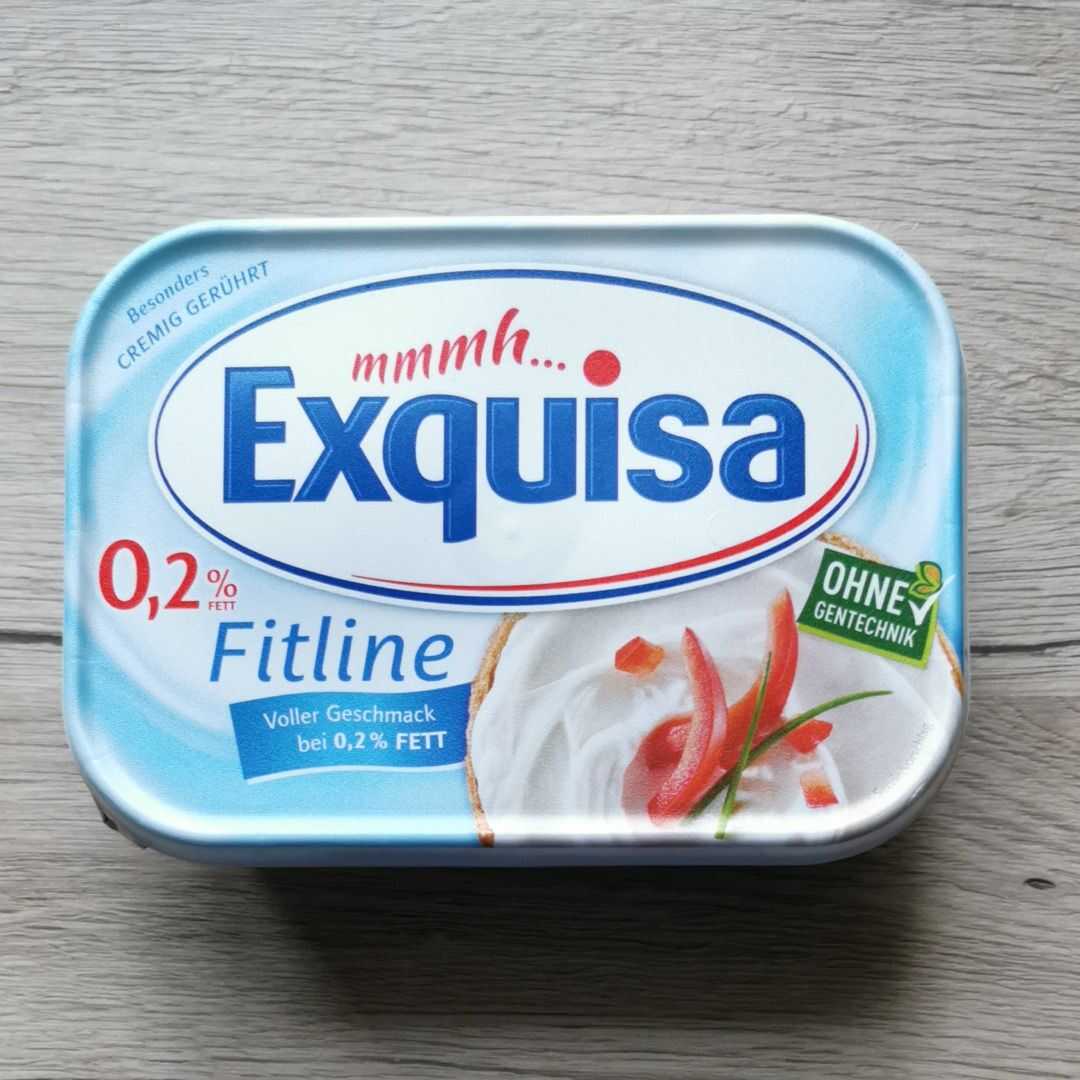 Kalorien in Exquisa 0,2% Fitline Frischkäse und Nährwertangaben