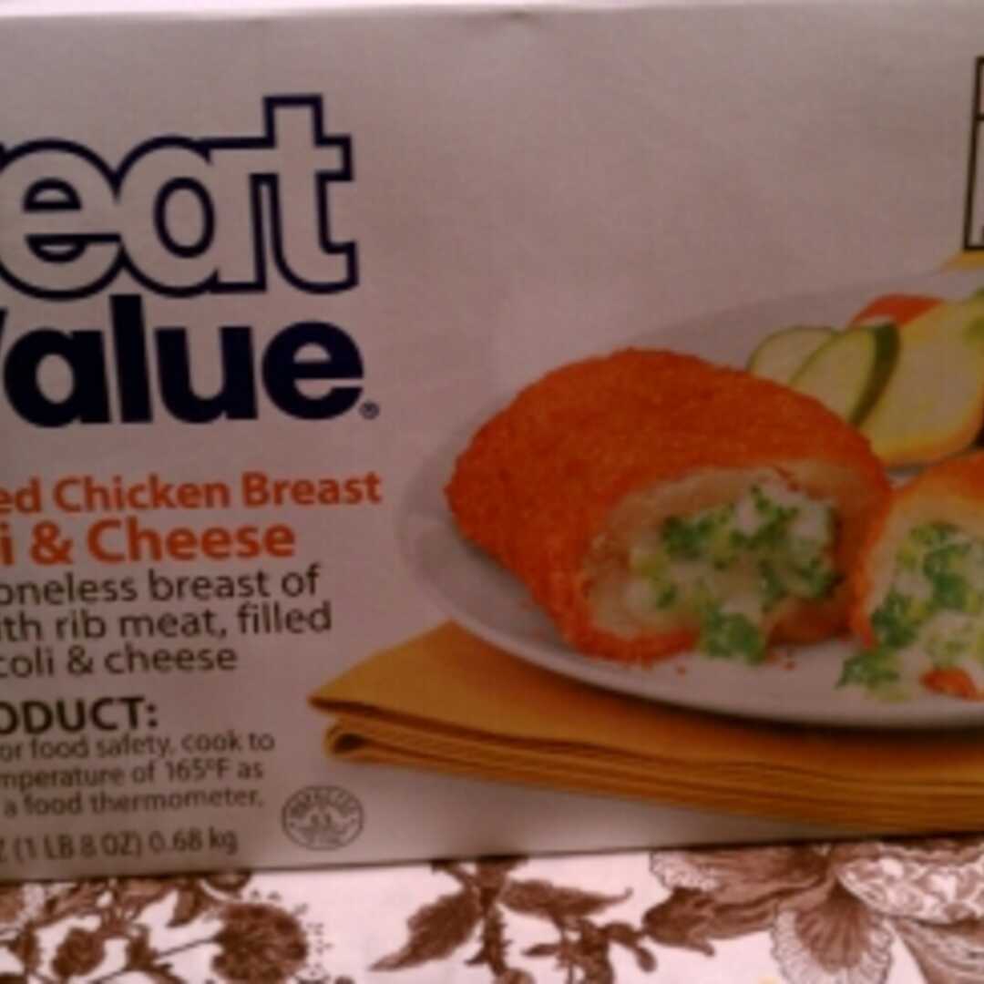 Great Value Raw Broccoli & Cheese Stuffed Chicken Breast