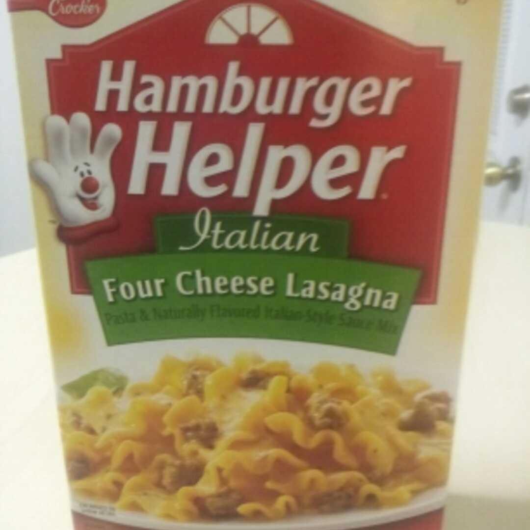 Betty Crocker Hamburger Helper - Four Cheese Lasagna