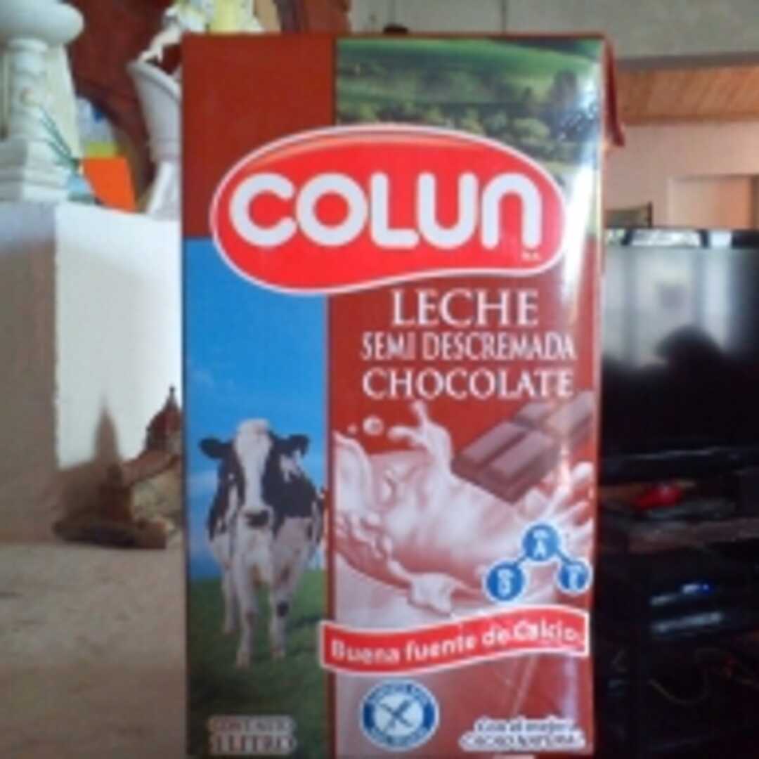 Colun Leche Semidescremada Chocolate