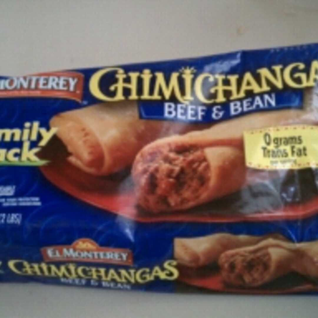 Beef and Bean Chimichangas - El Monterey