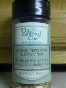Pampered Chef Crushed Peppercorn & Garlic Rub