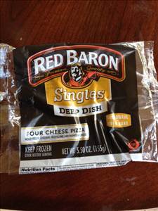 Red Baron Deep Dish Singles - 4 Cheese Pizza