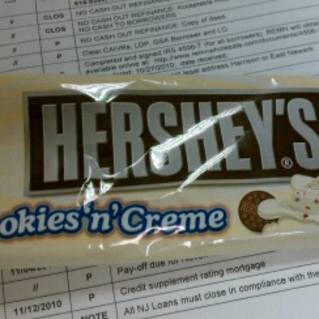 Hershey's Cookies 'n' Creme Chocolate Bar