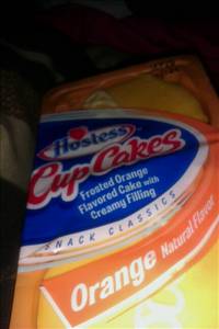 Hostess Orange Flavor Cupcakes