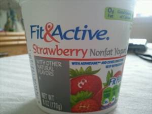 Fit & Active Strawberry Nonfat Yogurt