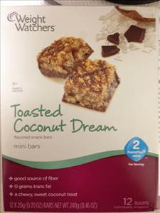 Weight Watchers Toasted Coconut Dream Mini Bars