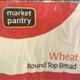 Market Pantry 100% Whole Wheat Round Top Bread